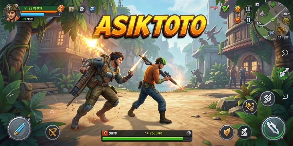 Tampilan menegangkan dari gameplay ASIKTOTO yang penuh aksi.