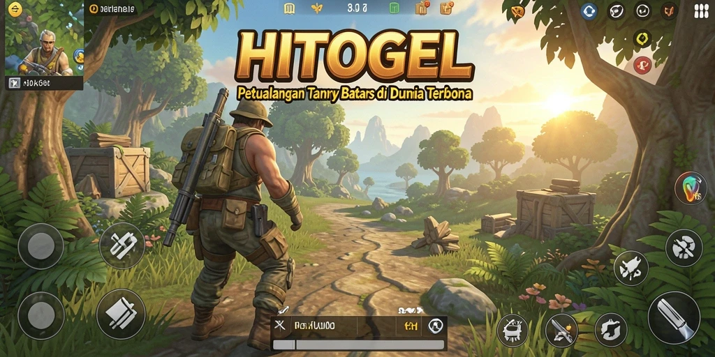 Tampilan menarik dari gameplay Open World di HITOGEL.